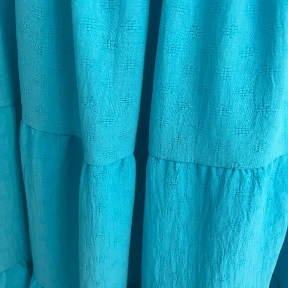 Baby blue casual and comfortable summer dress - Picture 4 of 5